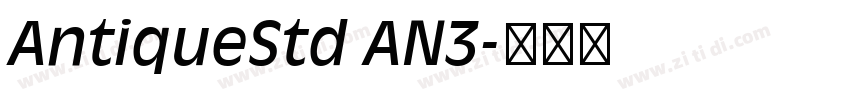 AntiqueStd AN3字体转换